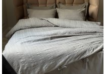 Постільна білизна Washed Cotton Saheser - Lucca Gri (Турция), євро